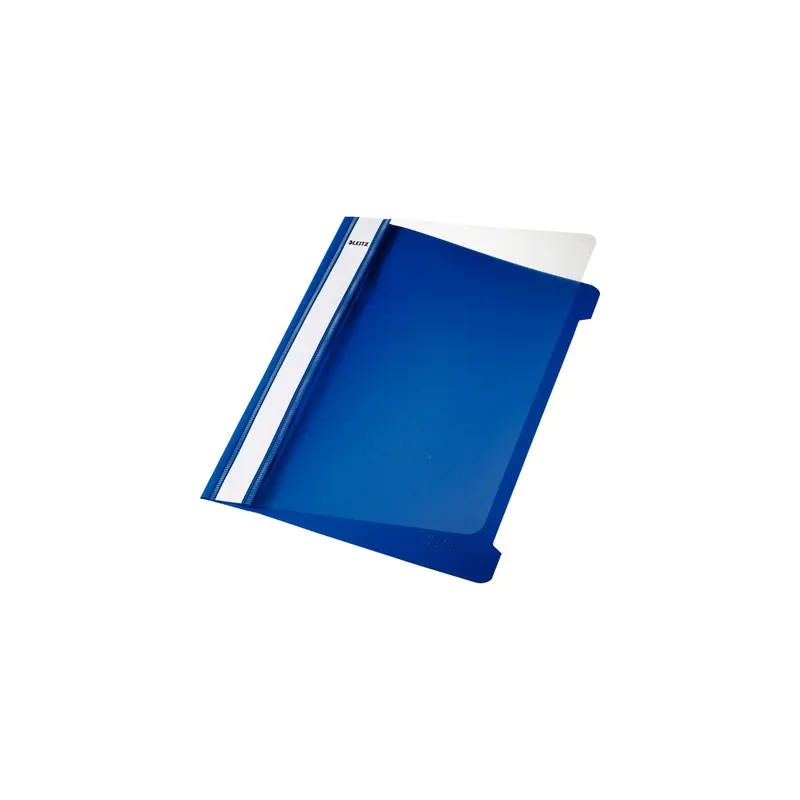 Sichthefter Leitz 4197 - A5 230 x 175 mm blau mit Beschriftungsfeld reißfeste PVC-Folie