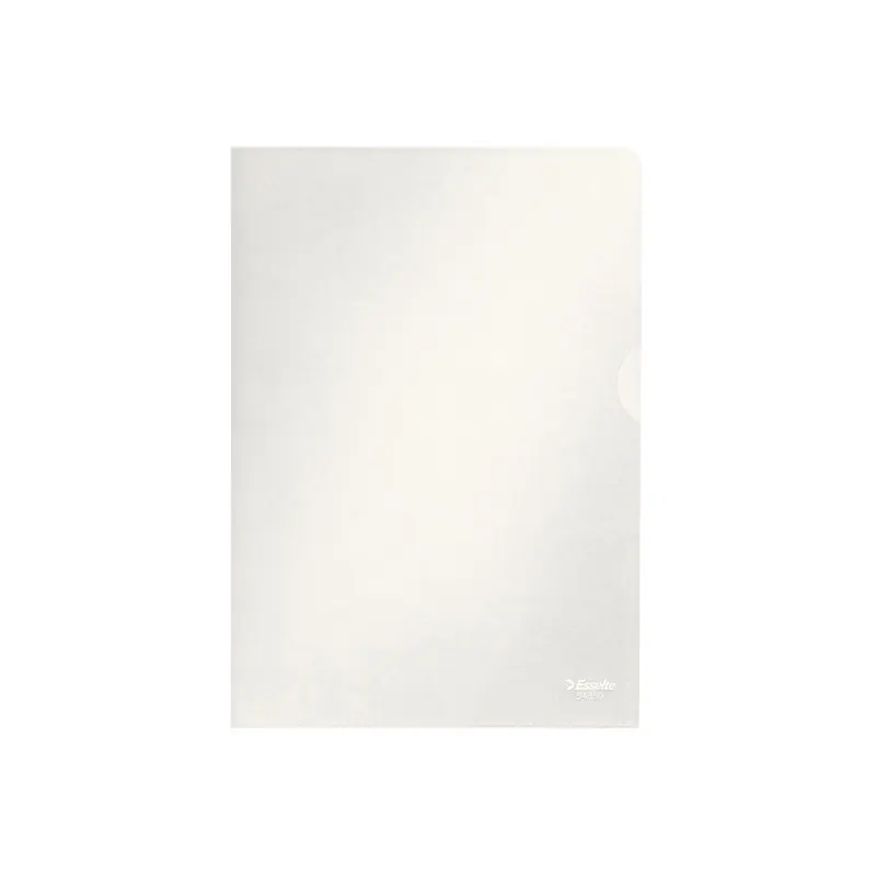 Sichthülle Esselte 54850 - A5 220 x 160 mm farblos oben/rechts offen 0,115 mm PP-Folie Pckg/100