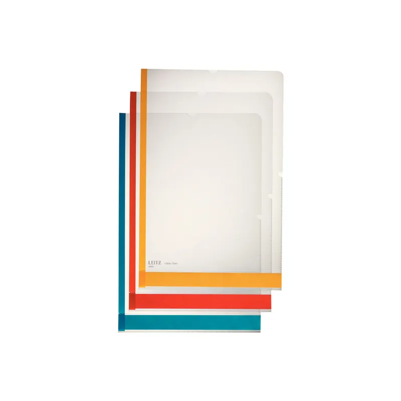 Sichthülle Leitz Desk Free 4080 - A4 340 x 228 mm farblos oben/rechts offen 0,15 mm PP-Folie Pckg/6