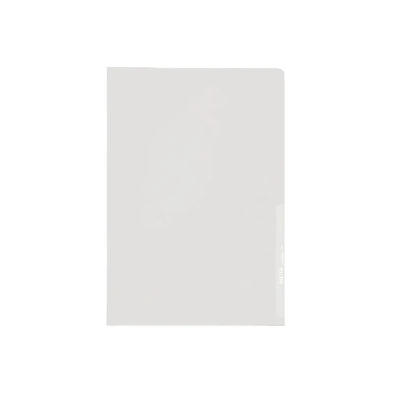 Sichthülle Leitz Premium 4105 - A5 220 x 160 mm farblos oben/rechts offen 0,15 mm PVC-Hartfolie  Pckg/100