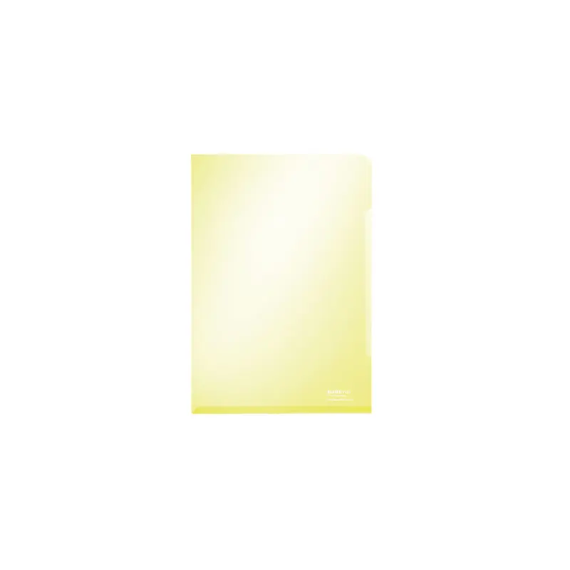 Sichthülle Leitz Super Premium 4153 - A4 315 x 220 mm gelb oben/rechts offen 0,15 mm PVC-Hartfolie  Pckg/100