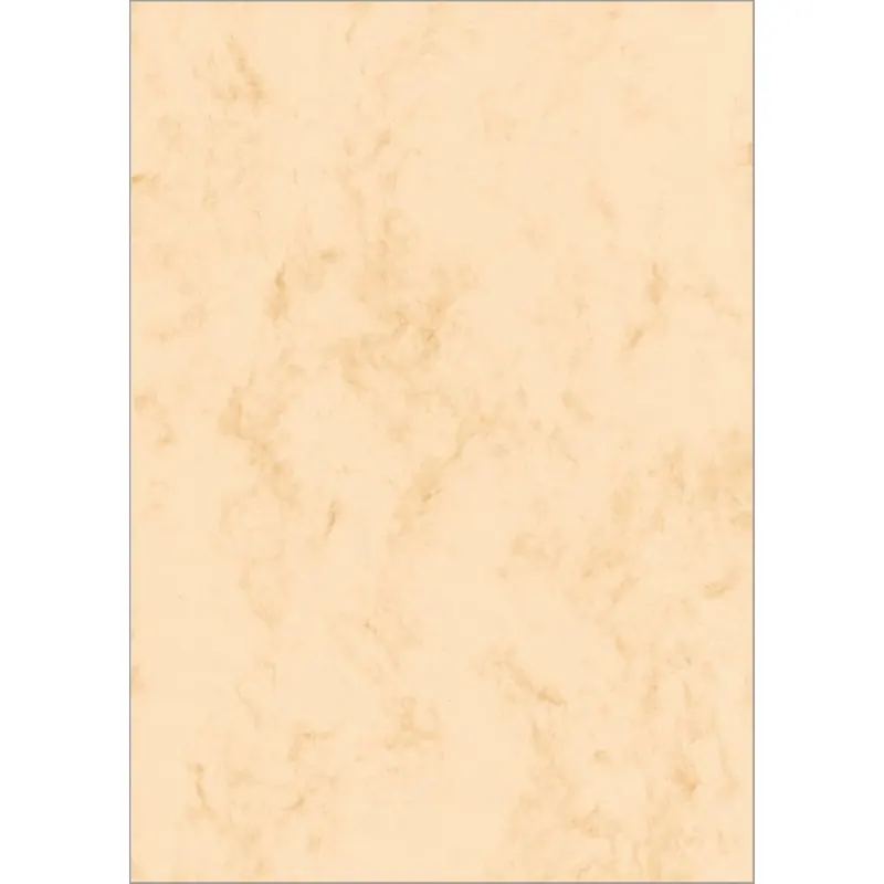 SIGEL DP372 Marmorpapier Beige DIN A4 90 g 100 Blatt