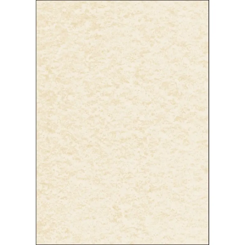 SIGEL DP655 Hochwertiges Struktur-Papier / Karton Pergament champagne, A4, 50 Blatt, Motiv beidseitig, 200 g, Urkundenpapier, aus nachhaltigem Papier