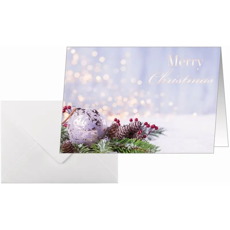 Sigel DS443 Weihnachtskarten Charming Christmas A6 25 Stück