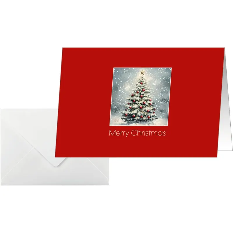 Sigel DS643 Weihnachtskarten Classic Christmas C6 25 Stück