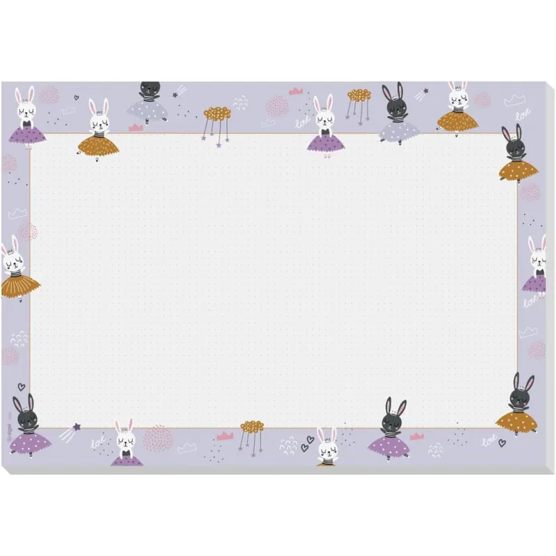 SIGEL HO920 Malblock Kinder DIN A3 Ballerinas Papier-Schreibtischunterlage