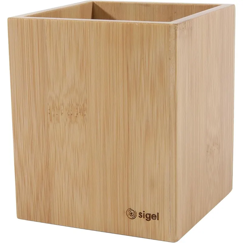 SIGEL SA204 Stifteköcher Stiftebox, Bambus
