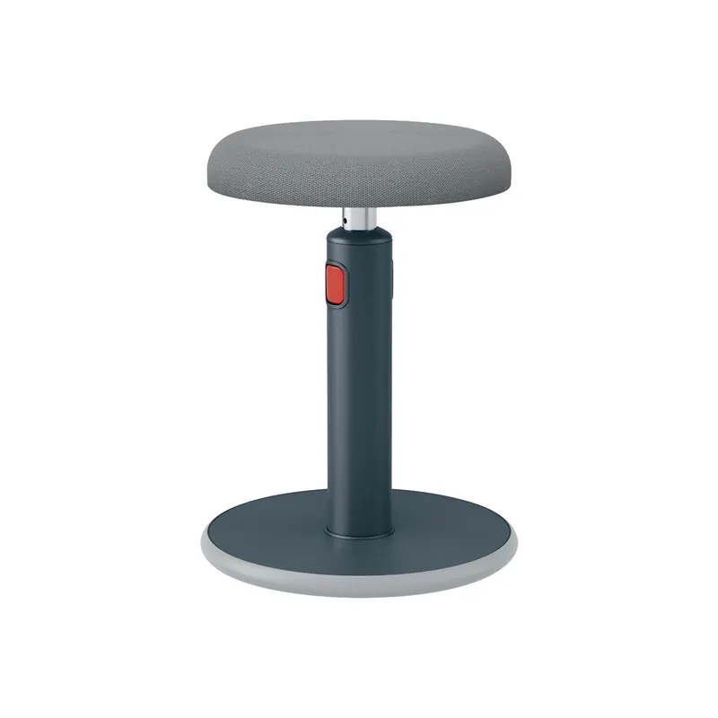 Sitz-Steh-Hocker Leitz Ergo Cosy 6518 - 370 x 690 x 370 mm grau bis 110 kg