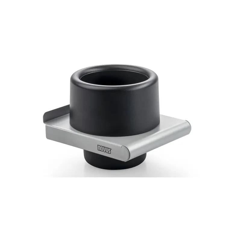Slatwallstiftablage Novus-MPS Penda 725+0069+000 - 102 x 93 x 110 mm silber/schwarz