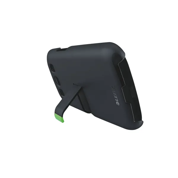 Smartphone Hartschale Leitz Complete 6249 - schwarz für Samsung Galaxy S3 mit Standfuß