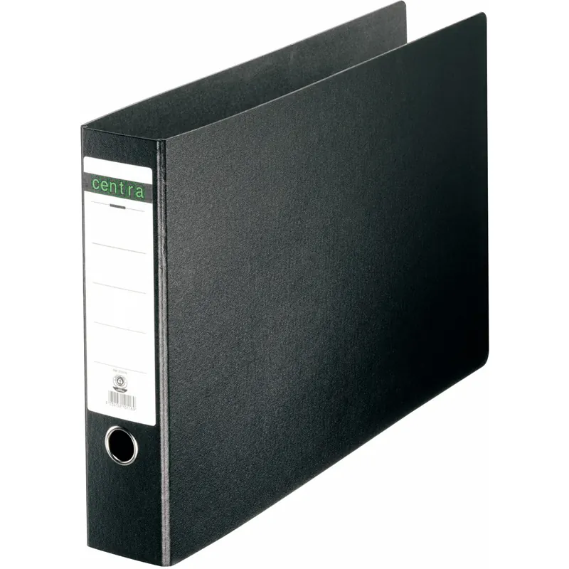 Sonderformatordner centra 210116 - A3 quer 485 x 318 mm schwarz 75 mm breit Hebelmechanik Blauer Engel Hartpappe