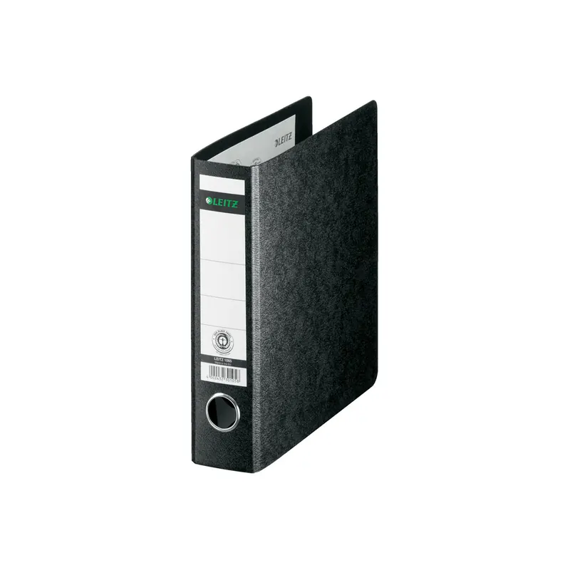 Sonderformatordner Leitz 1065 - A5 229 x 217 mm schwarz 60 mm schmal 180° Mechanik FSC-Hartpappe