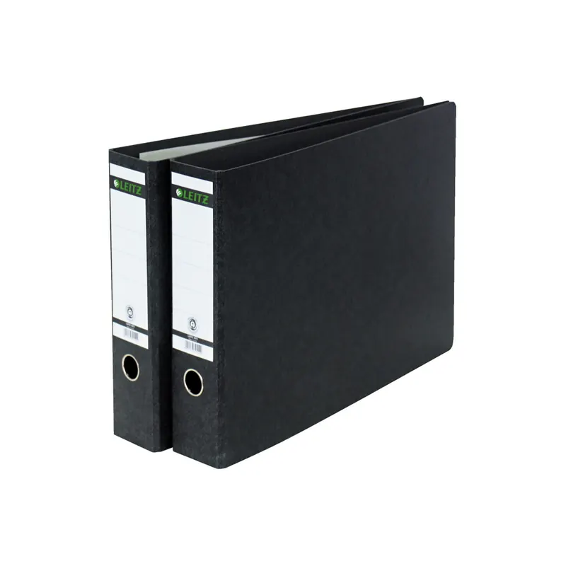 Sonderformatordner Leitz 1073 - A3 quer 480 x 318 mm schwarz 80 mm breit 180° Mechanik FSC-Hartpappe