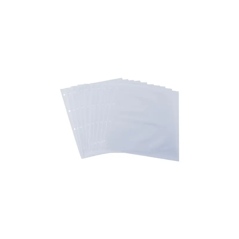Speisekartenmappen Hülle sigel Einzelhüllen SM190 - A4 transparent Buchschrauben-Bindung Kunststoff  Pckg/5