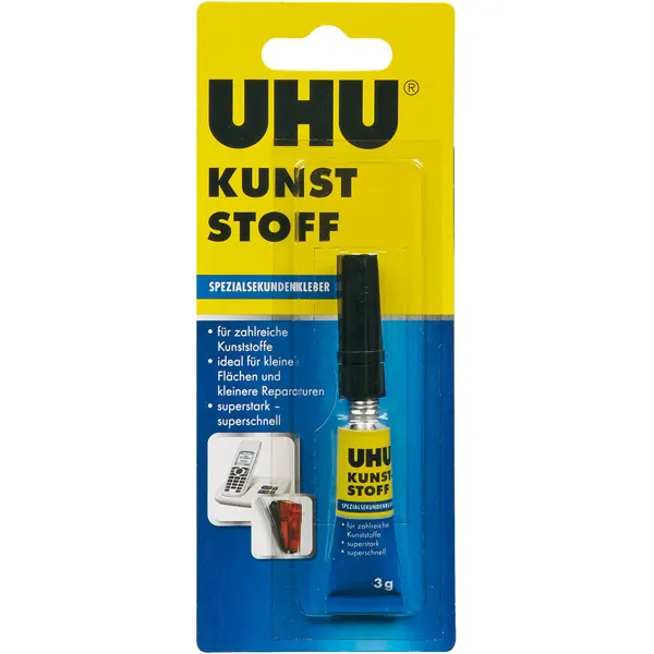 Spezialkleber UHU 47705 - Tube für Kunststoffe 3 g
