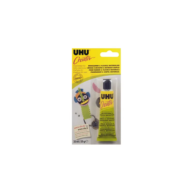 Spezialkleber UHU Creativ 47195 - Tube für Moosgummi & Flexible Materialien 25 g