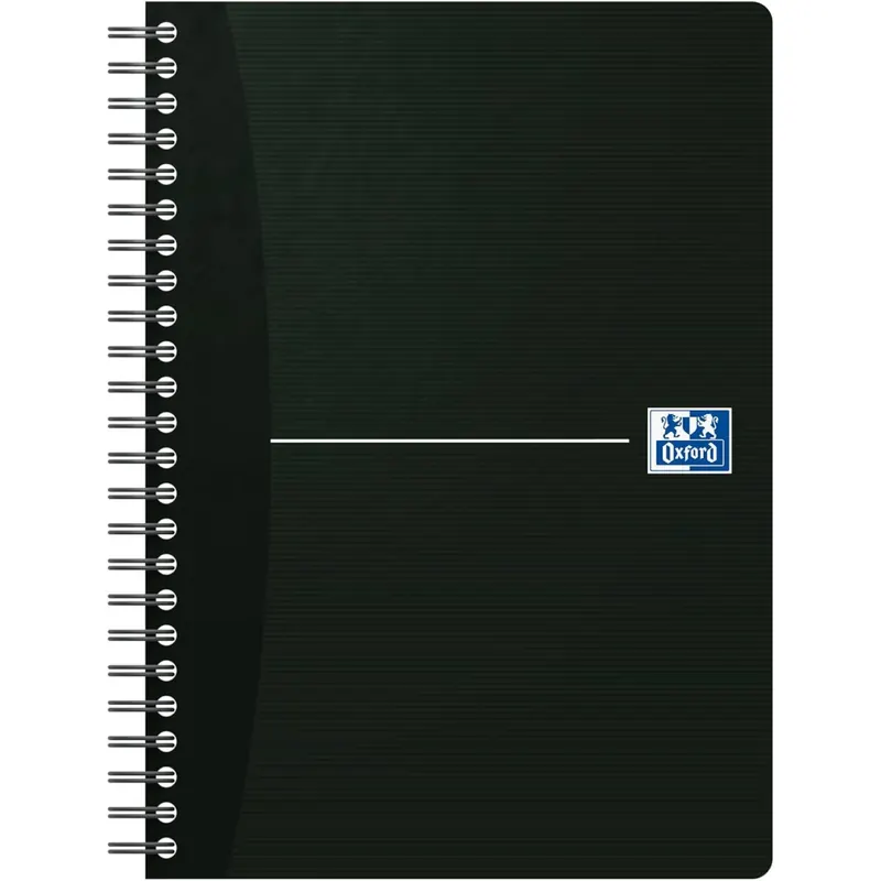 Spiralbuch Oxford Smart Black