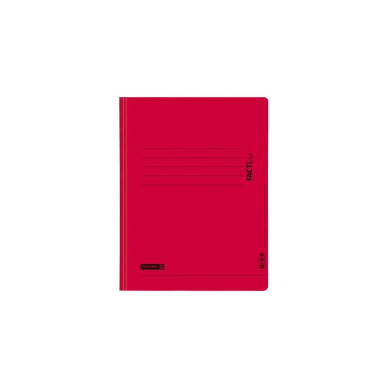 Spiralhefter Brunnen FACT!plus 20105 - A4 330 x 320 mm rot Amtsheftung/kaufmännische Heftung Pressspankarton 375 g/qm²