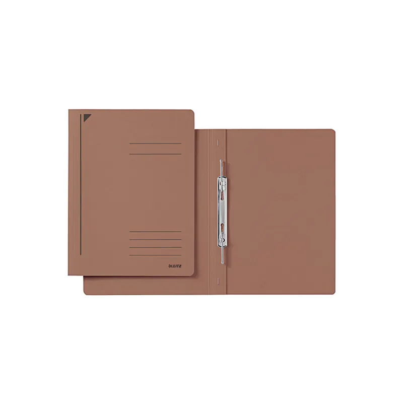 Spiralhefter Leitz Premium 3040 - A4 318 x 240 mm braun kaufmännische Heftung Pendarec-Karton 430 g/qm²
