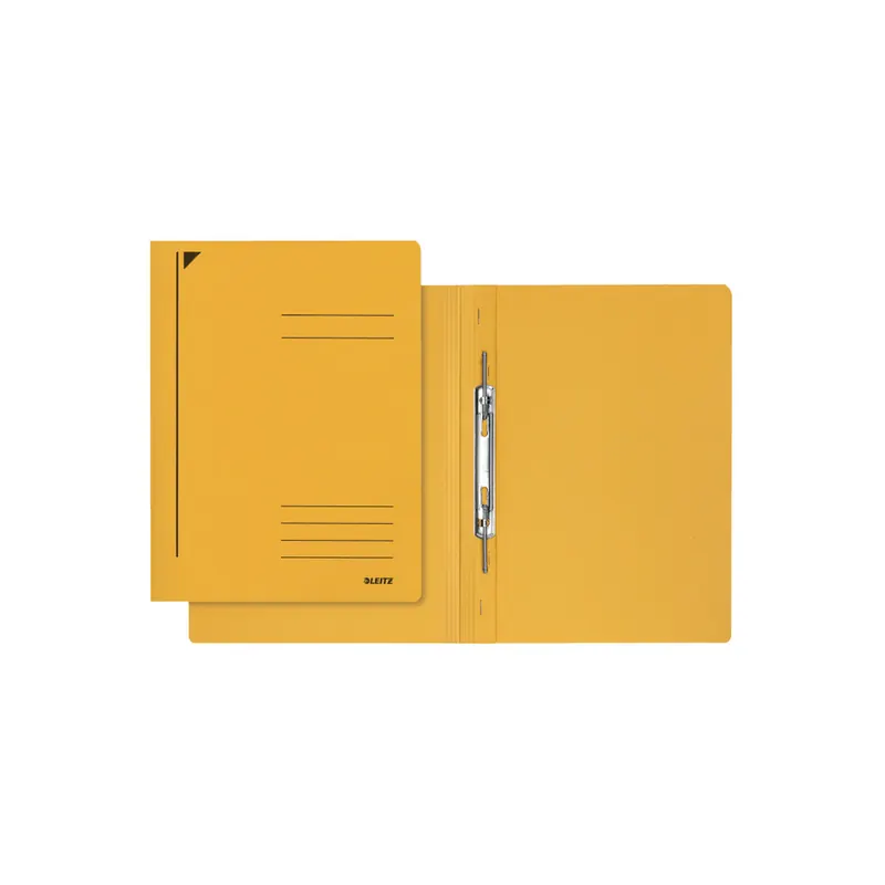Spiralhefter Leitz Premium 3040 - A4 318 x 240 mm gelb kaufmännische Heftung Pendarec-Karton 430 g/qm²