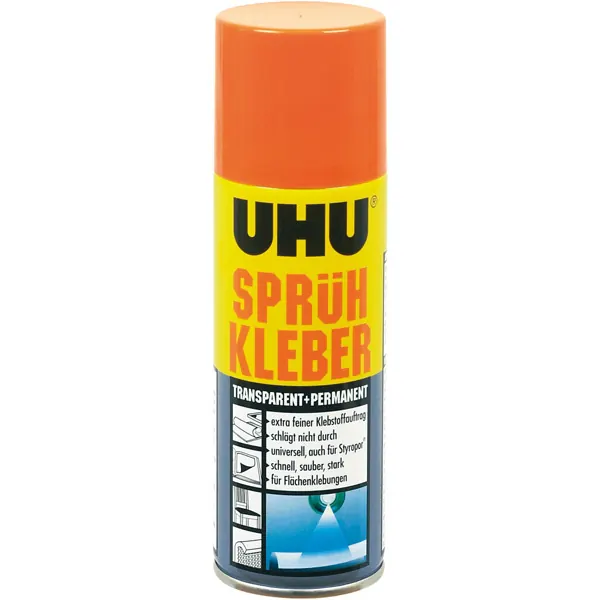 Sprühkleber UHU 46740 - Dose permanent 200 ml
