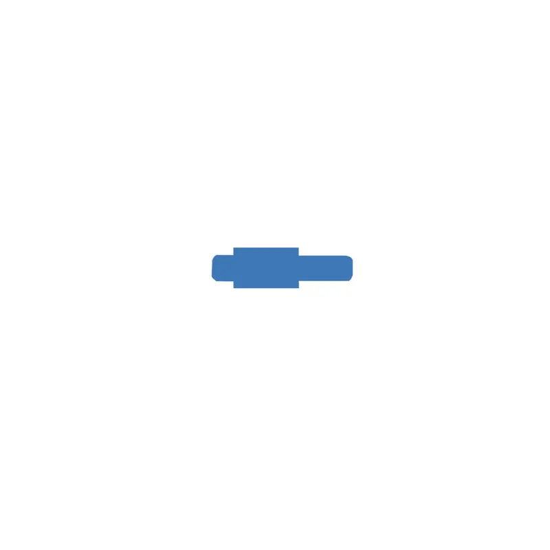 Stecksignal Leitz Orgacolor 6030 - 12 x 40 mm blau Hartfolie Pckg/50