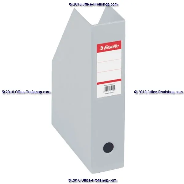 Stehsammler Esselte Vivida 56008 - A4 70 x 315 x 234 mm grau Pappe