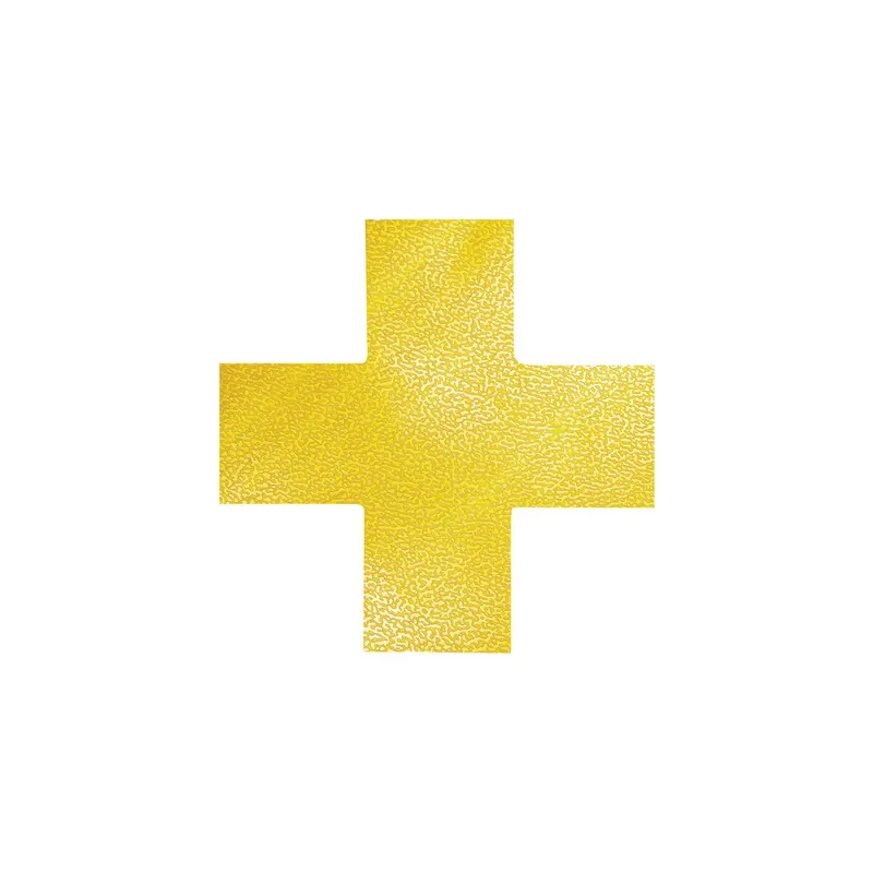 Stellplatzmarkierung Durable 1701 - 150 x 150 mm signalgelb RAL 1003 Form Kreuz Pckg/10