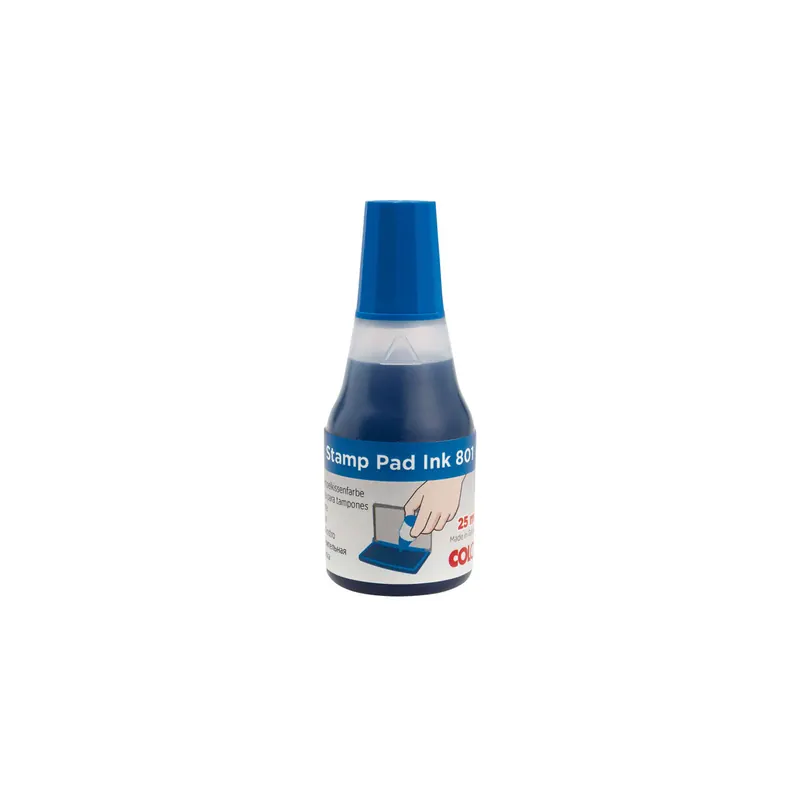 Stempelfarbe Bost COLOP 109749 - blau  für Standard- und Filzstempelkissen 25 ml