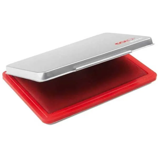 Stempelkissen Bost COLOP 137869 - 70 x 110 mm rot für alle gängigen Handstempel Metall