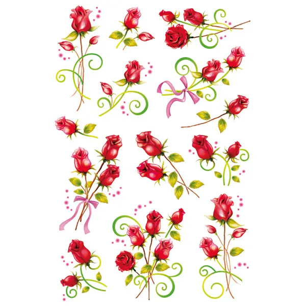 Sticker Herma Decor 3347 - Rosen Papier Pckg/13