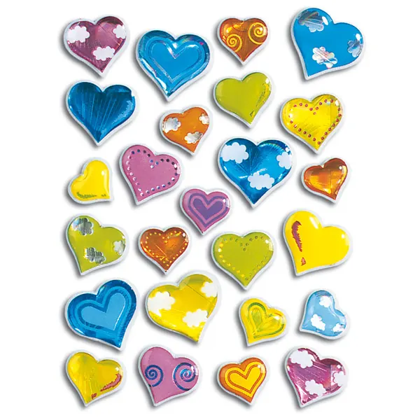 Sticker Herma Magic 5217 - Herzen Folie Pckg/25