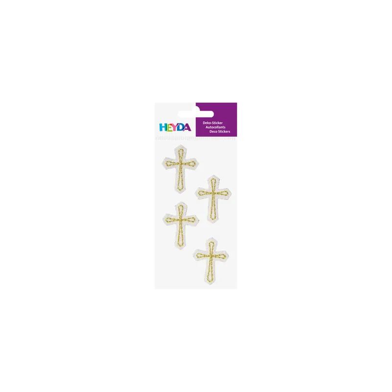 Sticker Heyda Textil 3782833 - Kreuz Pckg/4
