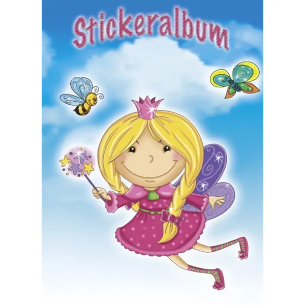 Stickeralbum Avery Zweckform 57798 - A5 Prinzessin 16 Seiten Silikonpapier