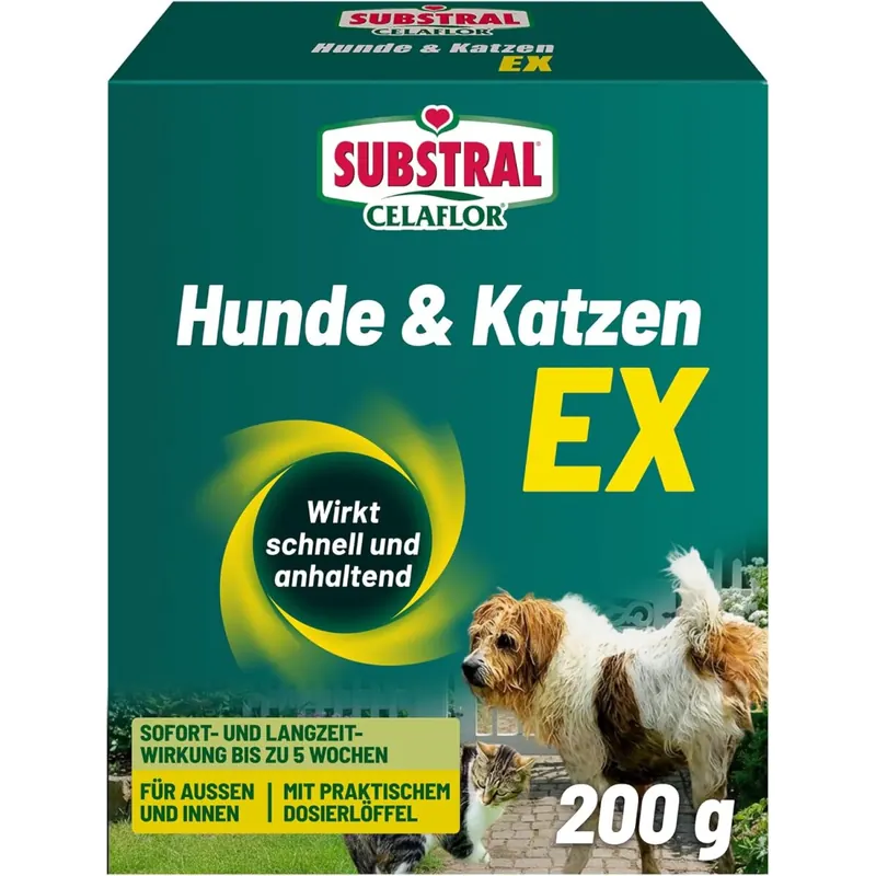 Substral 1317 Celaflor Hunde & Katzen Ex 200 g Streugranulat zur Fernhaltung