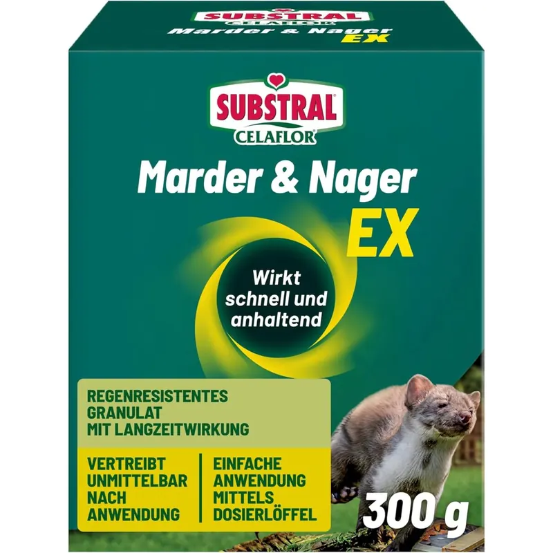 Substral Celaflor 7346 Marder und Nager Ex 300 g gegen Marder und Nagetiere