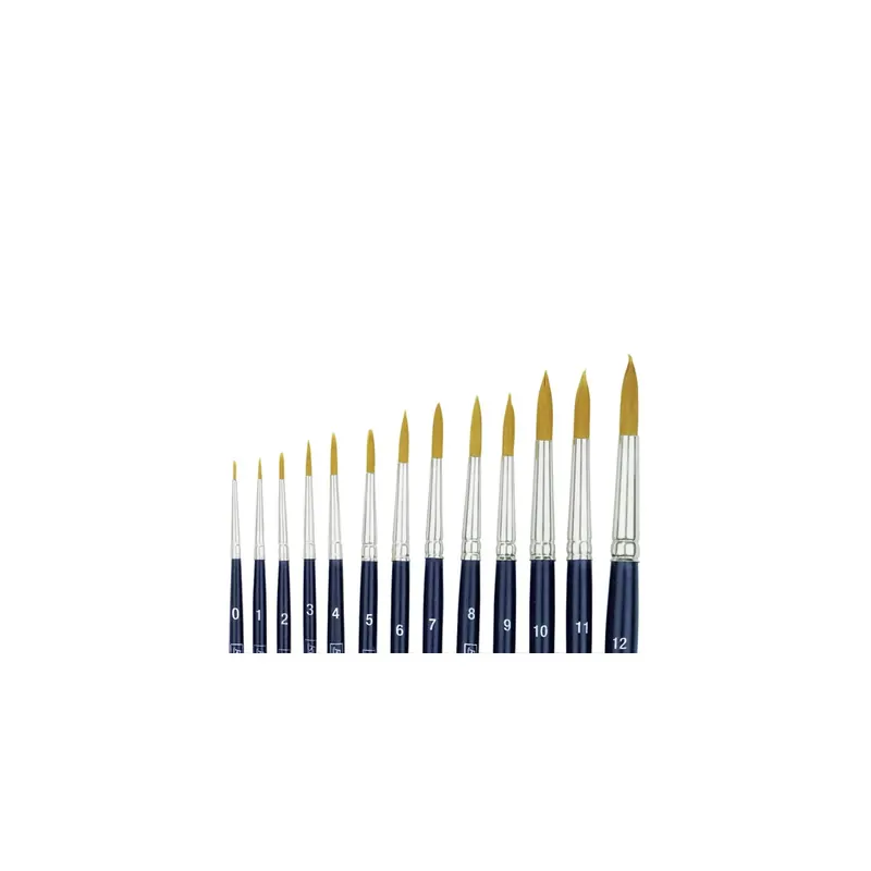 Syntheticpinsel Brunnen Standard-SY 4894203 - blau Strichstärke 3 nahtlose Aluzwinge Stiel aus Holz