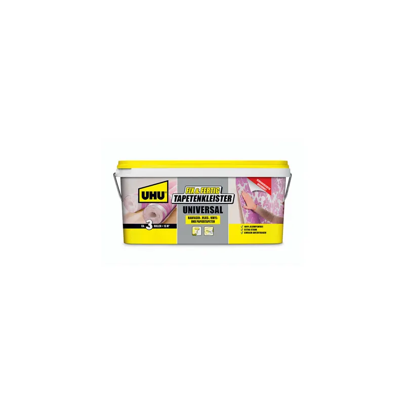 Tapetenkleister UHU Fix & Fertig 52970 - farblos gebrauchsfertig universal 2,5 kg