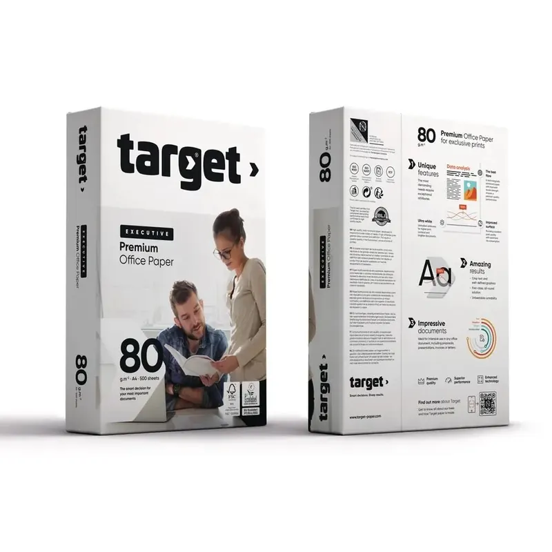 target Executive / Personal 80g/m² DIN A4 - 2500 Blatt Premiumpapier weiß
