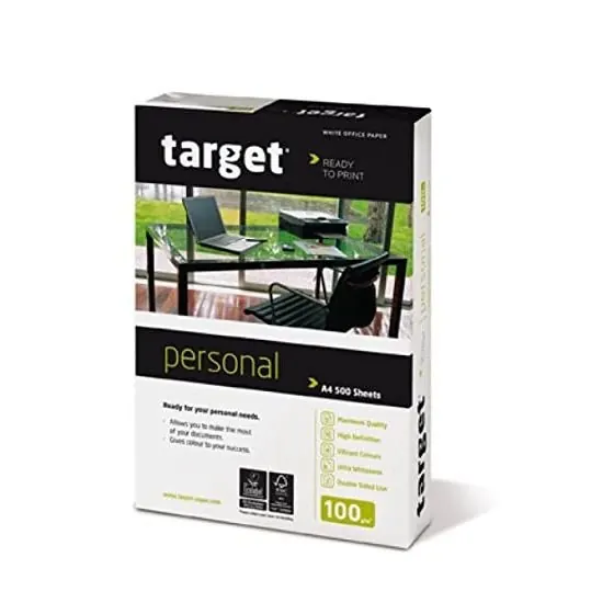 Target Personal / Executive Kopierpapier 100g/m² DIN-A4 500 Blatt Druckerpapier weiß