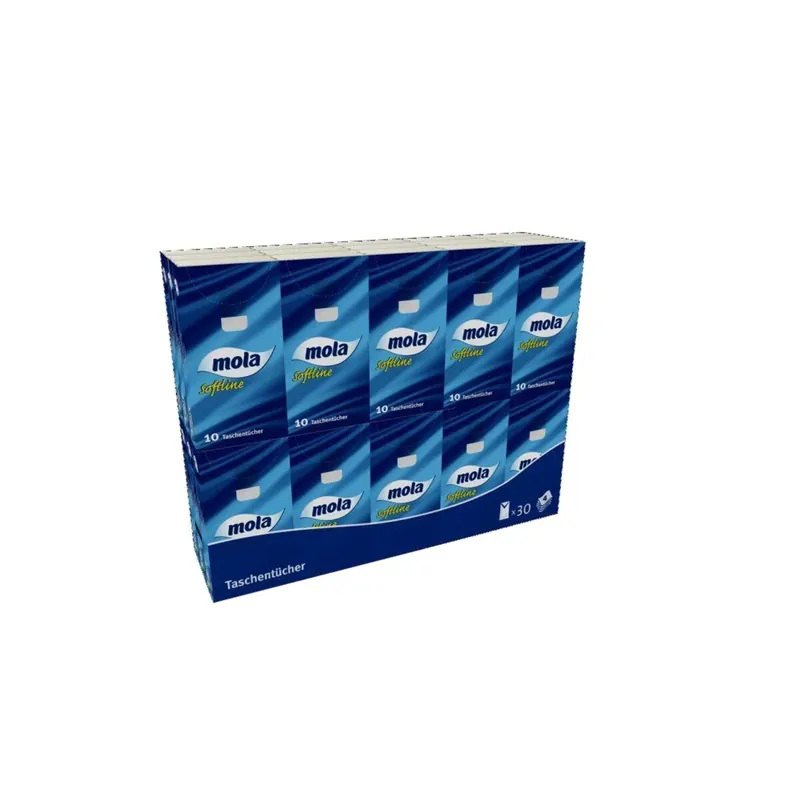 Taschentücher Mola Softliner 30er Pack 10 Stück 4-lagig