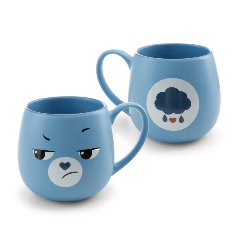 Tasse Glücksbärchis Brummbärchi 400ml 8x9cm - blau - Hochwertige Porzellan-Tasse, liebevoll gestaltet, niedliches Accessoire für Küche, Büro & Zuhause – süßes Geschenk für Lieblingsmenschen | 62825