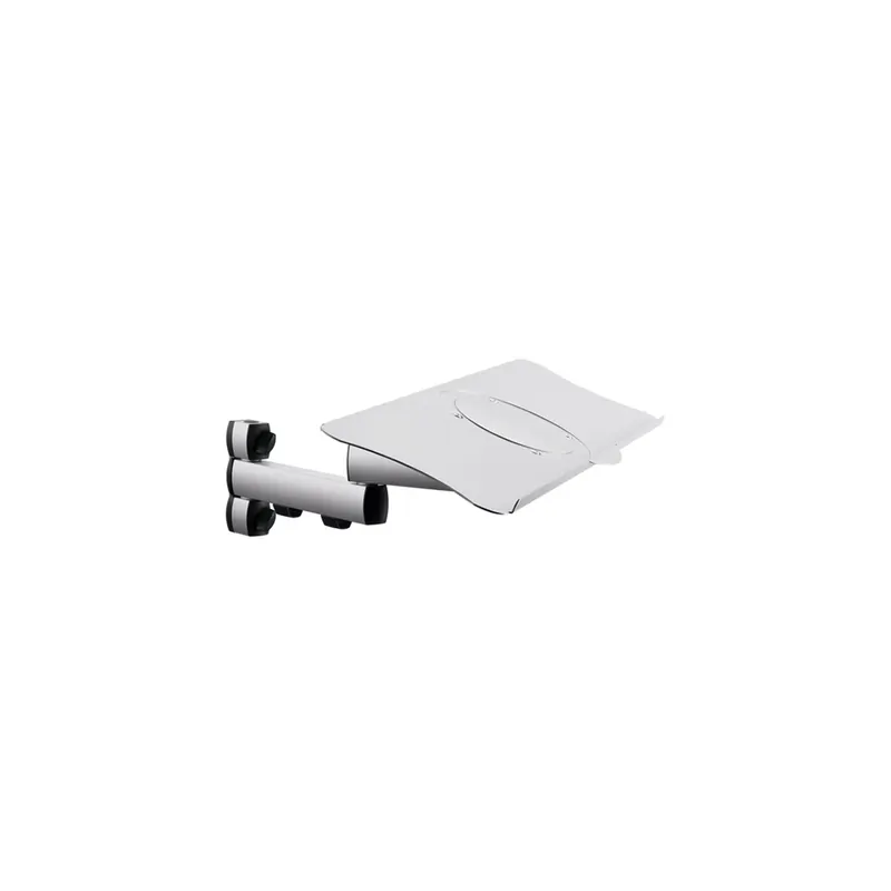 Tastaturhalter Novus-MPS TSS 967+0119+000 - 640 x 172 mm silber mit zweiteiligem Gelenkarm 528 mm