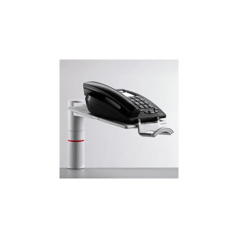 Telefonschwenkarm Novus-MPS PhoneMaster 713+0002+000 - 258 x 172 mm lichtgrau mit Universalzwinge 1