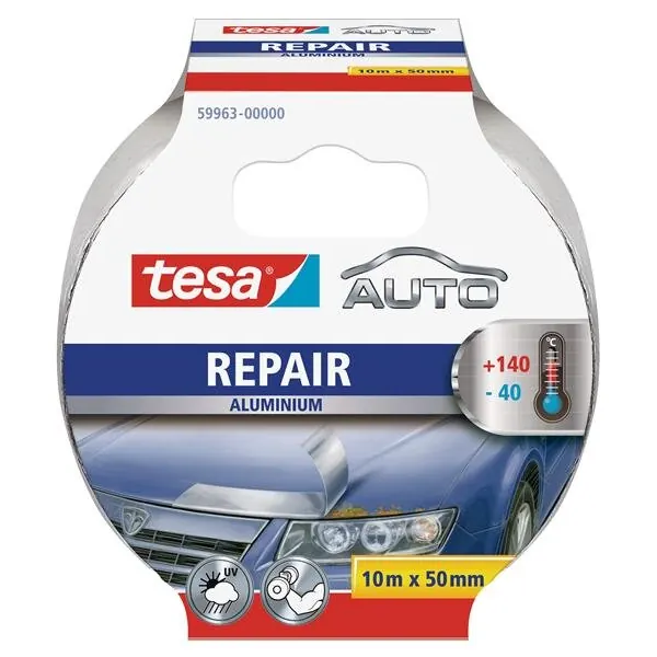 tesa Aluminium Tape Silber-Matt 10m x 50mm