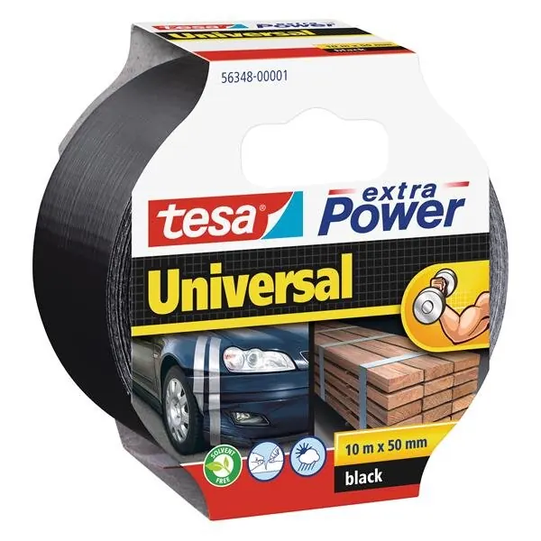 tesa extra Power Universal schwarz 10m x 50mm