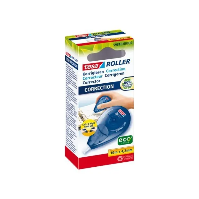tesa Roller Korrigieren ecoLogo, Seitwärtsoller ( HFB ) 4,2mm