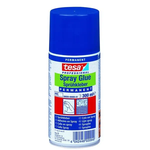 tesa Sprühkleber / Spray Glue 300 ml. - permanent für große Flächen