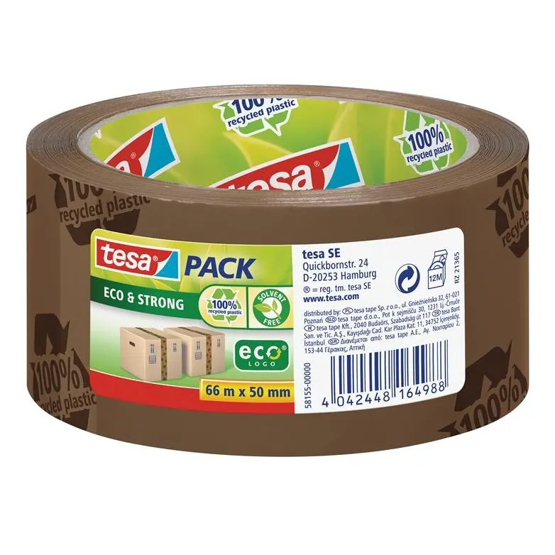 tesa tesapack Eco & Strong 66m x 50mm braun ( bedruckt )