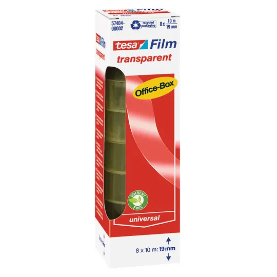 tesa transparent Office-Box 10m x 19mm 8 Rollen